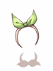 [Costume] Cute Green Ribbon (Bound) - Ragnarok Zero item icon
