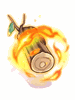 Wood Wrapped in Flames - Ragnarok Zero item icon