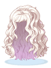 [Costume] Wave Perm Hair - White - Ragnarok Zero item icon