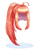 [Costume] Ponytail Hair - Red - Ragnarok Zero item icon