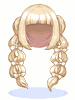 [Costume] Half-Braided Hair - Blonde (Bound) - Ragnarok Zero item icon