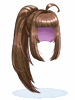 [Costume] Ponytail Hair - Black (Bound) - Ragnarok Zero item icon