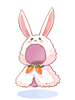 [Costume] Fluffy Bunny Cape - Ragnarok Zero item icon