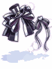 [Costume] Monochrome Ribbon Hat (Bound) - Ragnarok Zero item icon