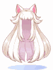 [Costume] Cat Long Straight Hair - White (Bound) - Ragnarok Zero item icon