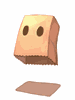 [Costume] Brown Paper Bag Hat (Middle) (Bound) - Ragnarok Zero item icon