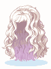 [Costume] Wave Perm Hair - White (Bound) - Ragnarok Zero item icon