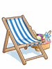 [Costume] Blue Sunbed (Bound) - Ragnarok Zero item icon