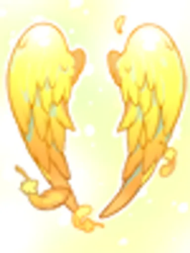 [Costume] Fluttering Golden Angel Wings (Bound) - Ragnarok Zero item icon