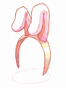 [Costume] White Rabbit Headband (Bound) - Ragnarok Zero item icon
