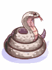 [Costume] Coiled White Snake Hat (Bound) - Ragnarok Zero item icon