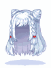 [Costume] Long Haired Cat Ears - Blue (Bound) - Ragnarok Zero item icon